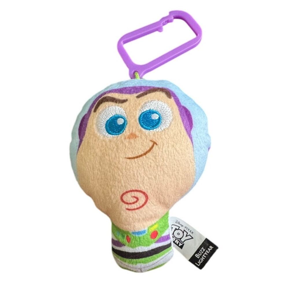Disney Pixar Buzz Lightyear Mcdonalds Plush‎ Toy Keychain Charm
